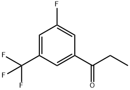 3-氟-5-(三氟甲基)苯丙酮, 207974-20-7, 结构式