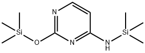 N-(三甲基硅基)-2-(三甲基硅氧基)-4-嘧啶胺, 18037-10-0, 结构式