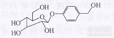 天麻苷分子图