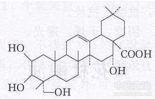 黄花倒水莲皂苷